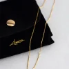 9ct Gold Venetian Box Chain Necklace