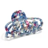 Acrylic Blue Marble Wide Claw