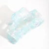 Acrylic Blue Shell Rectangle Claw Clip