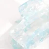 Acrylic Blue Shell Rectangle Claw Clip