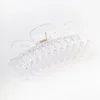Acrylic Clear Triangle Cut Out Claw Clip