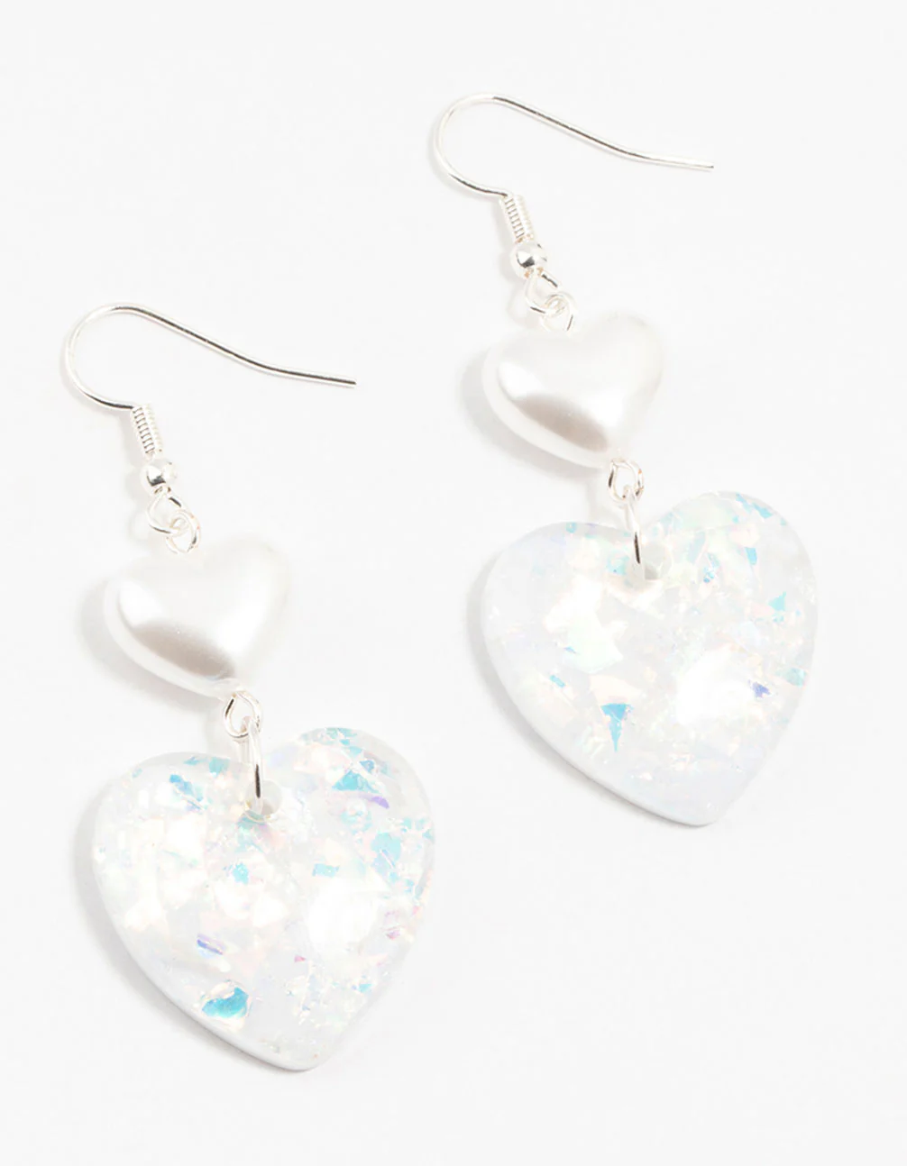 1668-acrylic-confetti-pearl-heart-drop-earrings-1.webp Acrylic Confetti Pearl Heart Drop Earrings