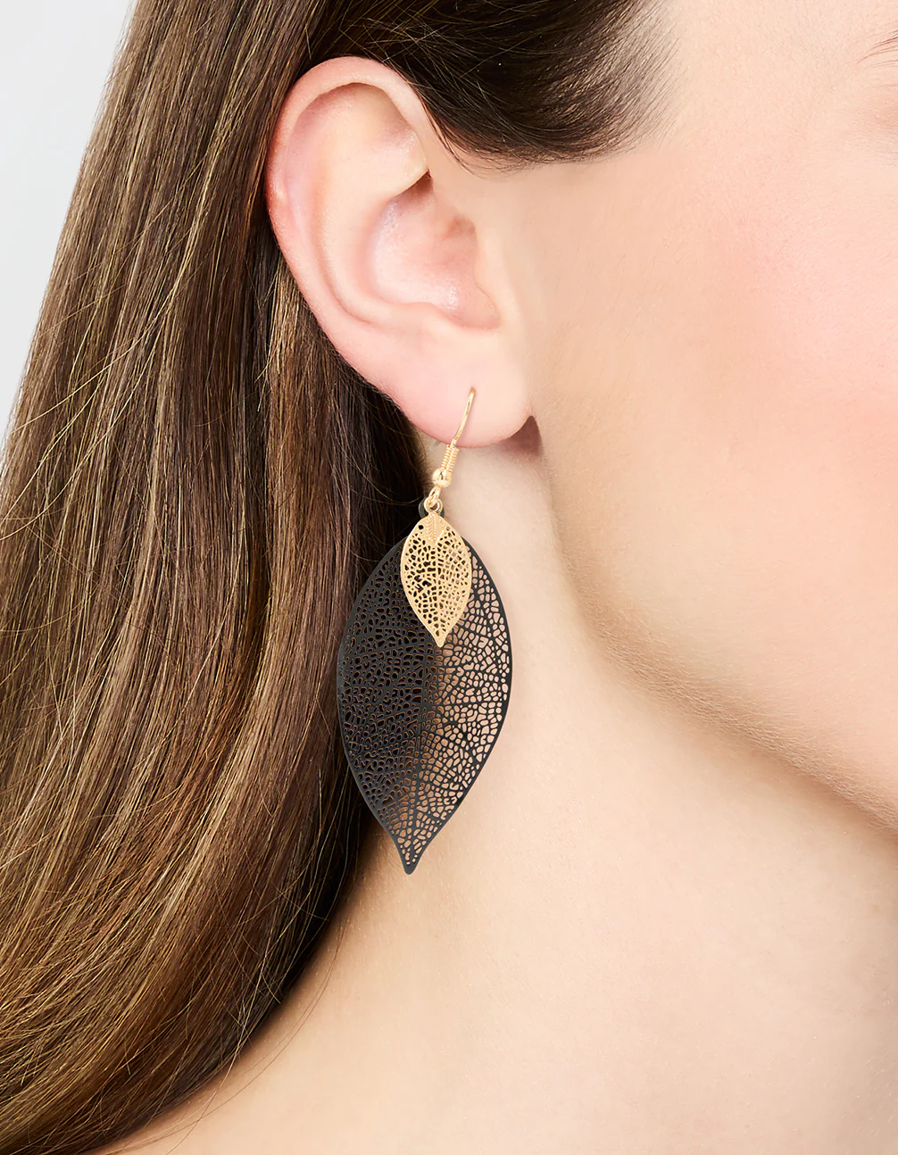 167-black-double-leaf-drop-earrings-2.webp Black Double Leaf Drop Earrings