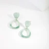 Acrylic Double Teardrop Earrings