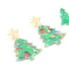 Acrylic Festive Tree Stud Earrings 2-Pack