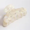 Acrylic Flower Diamante Claw Clip