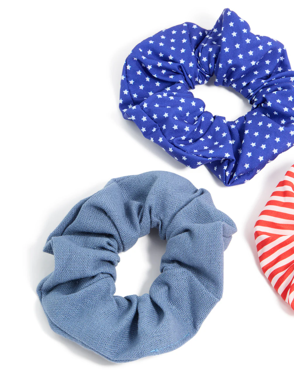 169-blue-red-fabric-star-polyester-scrunchies-3-pack-2.webp Blue & Red Fabric Star Polyester Scrunchies 3-Pack