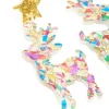 1691-acrylic-glitter-star-reindeer-drop-earrings-2.webp Acrylic Glitter Star Reindeer Drop Earrings