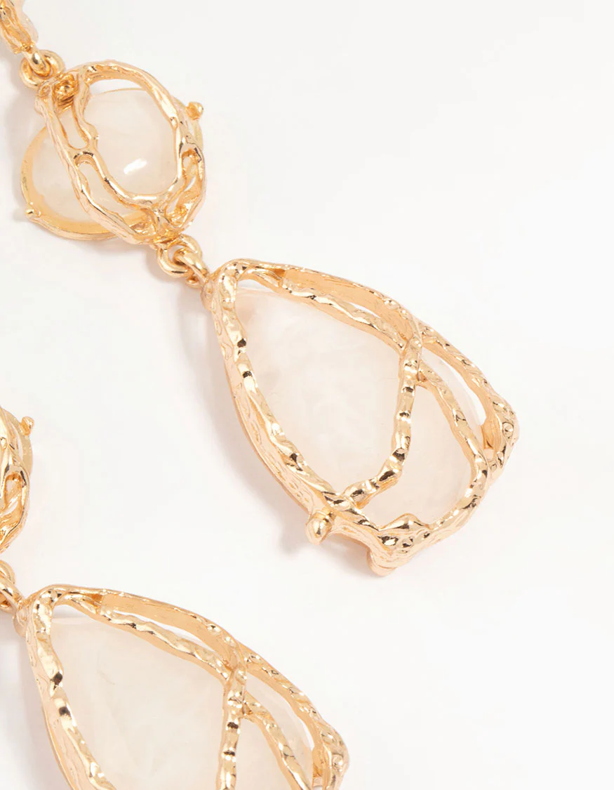 1695-acrylic-gold-wrapped-drop-earrings-5.webp Acrylic Gold Wrapped Drop Earrings