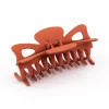 Acrylic Matte Orange Cut Out Claw Clip