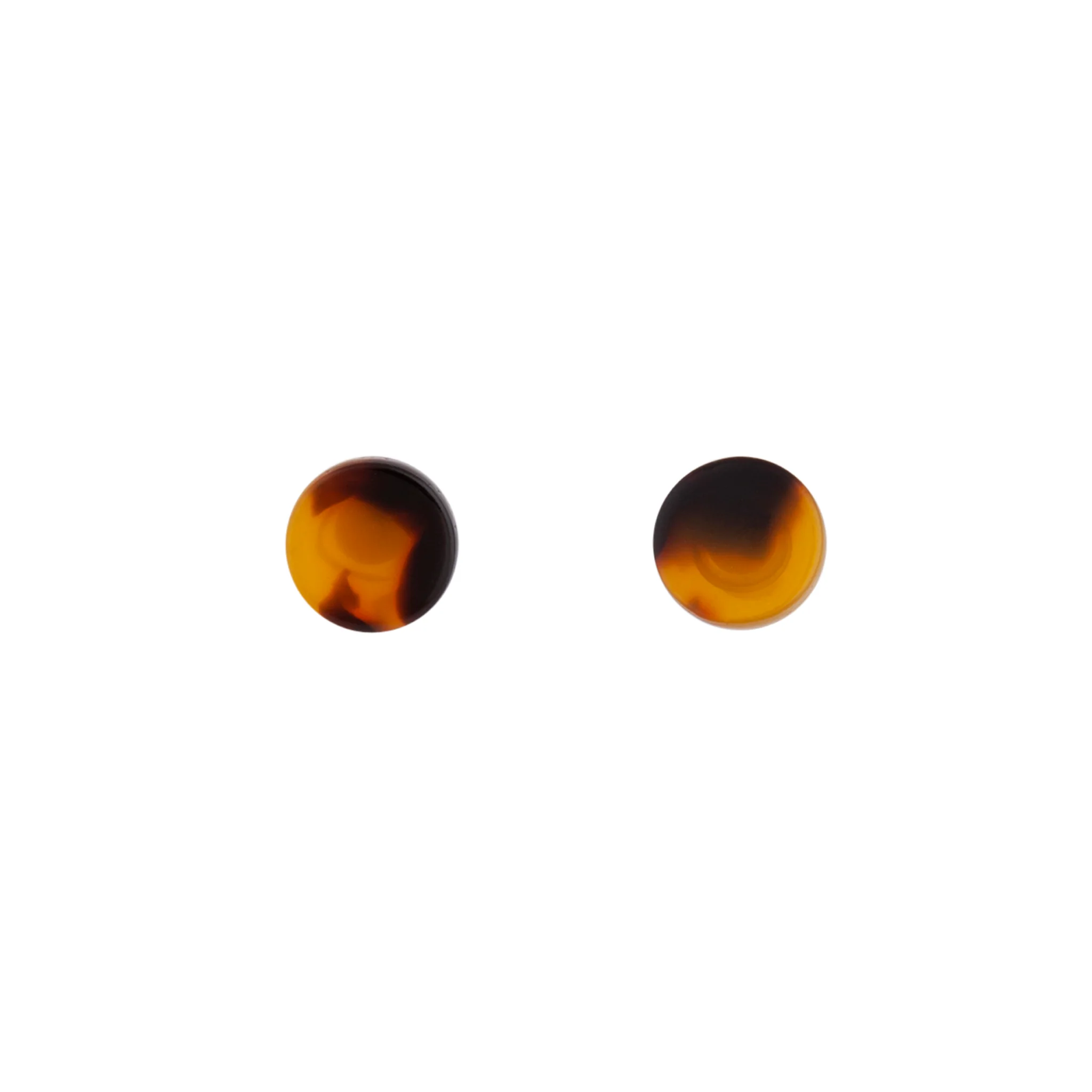 1715-acrylic-mini-circle-tortoiseshell-earrings-1.webp Acrylic Mini Circle Tortoiseshell Earrings