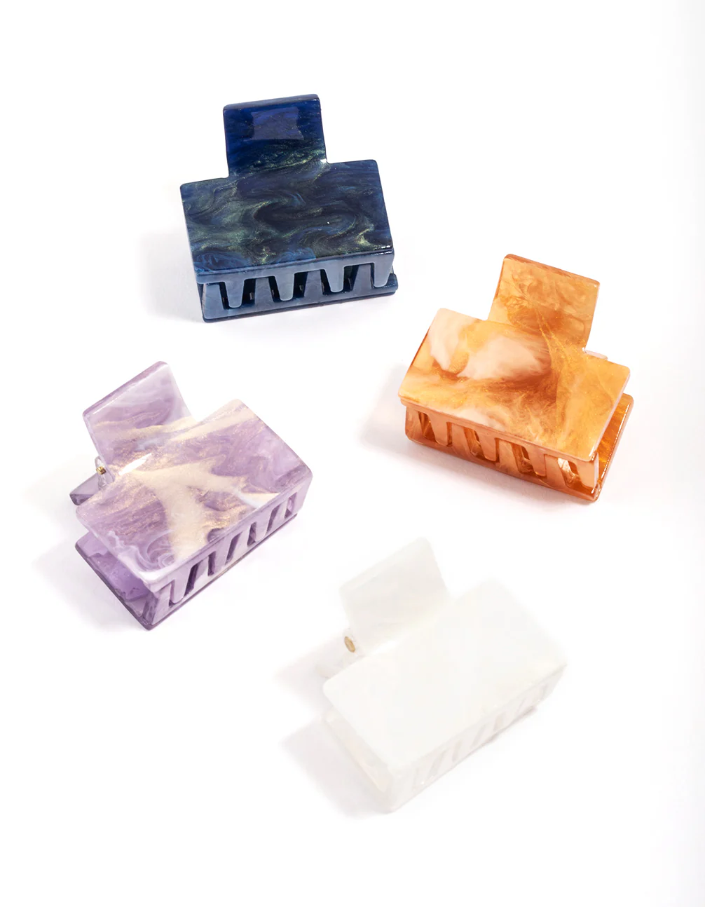 1719-acrylic-mini-rectangle-claw-clip-4-pack-1.webp Acrylic Mini Rectangle Claw Clip 4-Pack