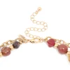 Acrylic Mixed Stone Beaded Double Row Necklace
