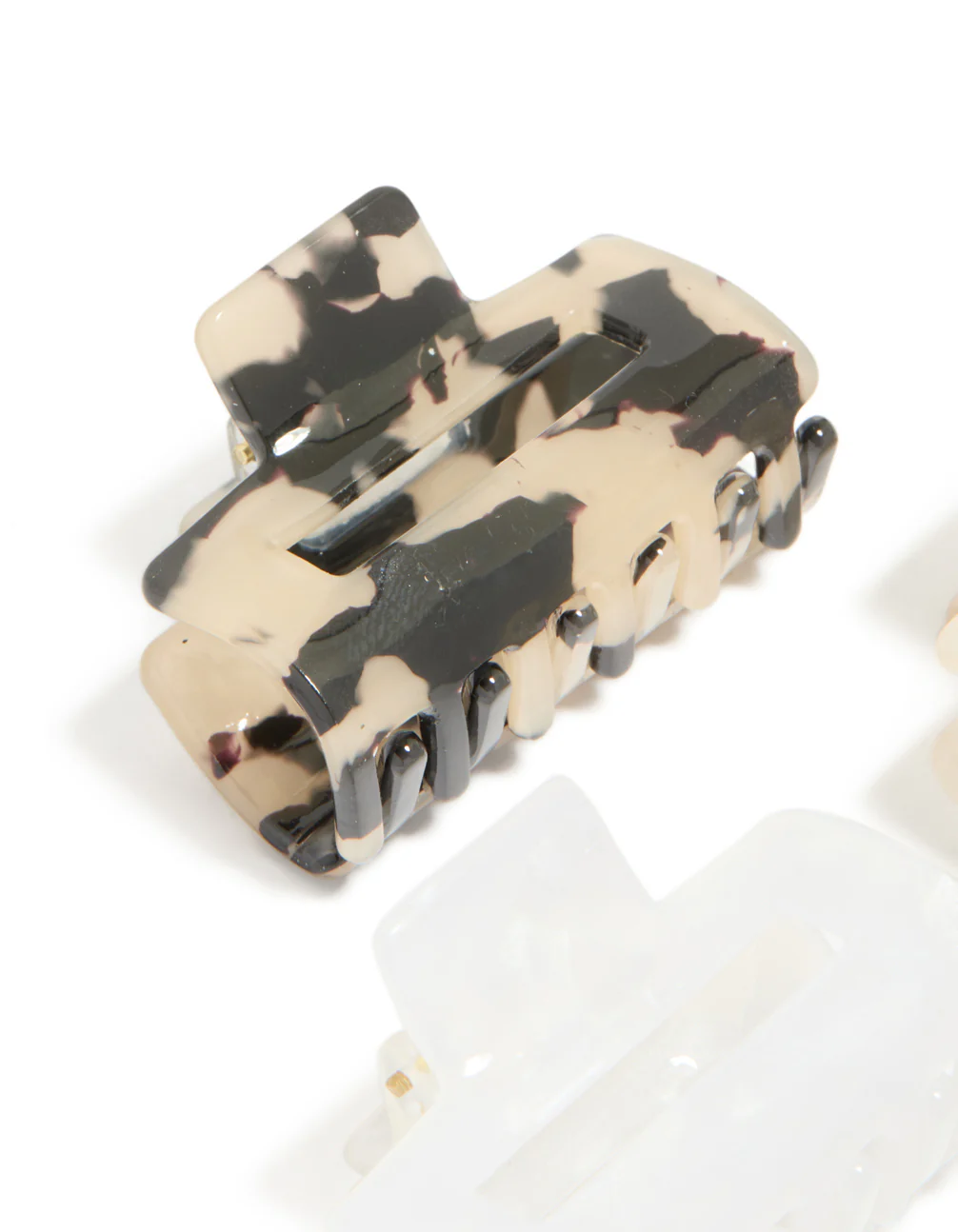 1725-acrylic-natural-mini-rectangle-claw-clip-pack-2.webp Acrylic Natural Mini Rectangle Claw Clip Pack