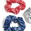 173-blue-red-white-paisley-print-fabric-scrunchies-3-pack-2.webp Blue Red & White Paisley Print Fabric Scrunchies 3-Pack