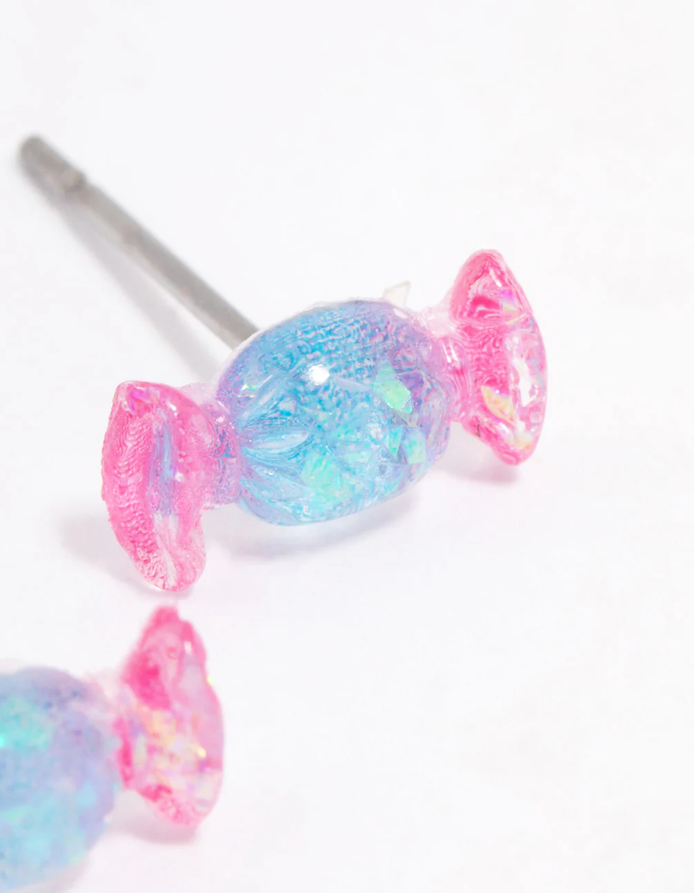 1734-acrylic-pink-blue-holographic-lollipop-stud-earrings-3.webp Acrylic Pink & Blue Holographic Lollipop Stud Earrings