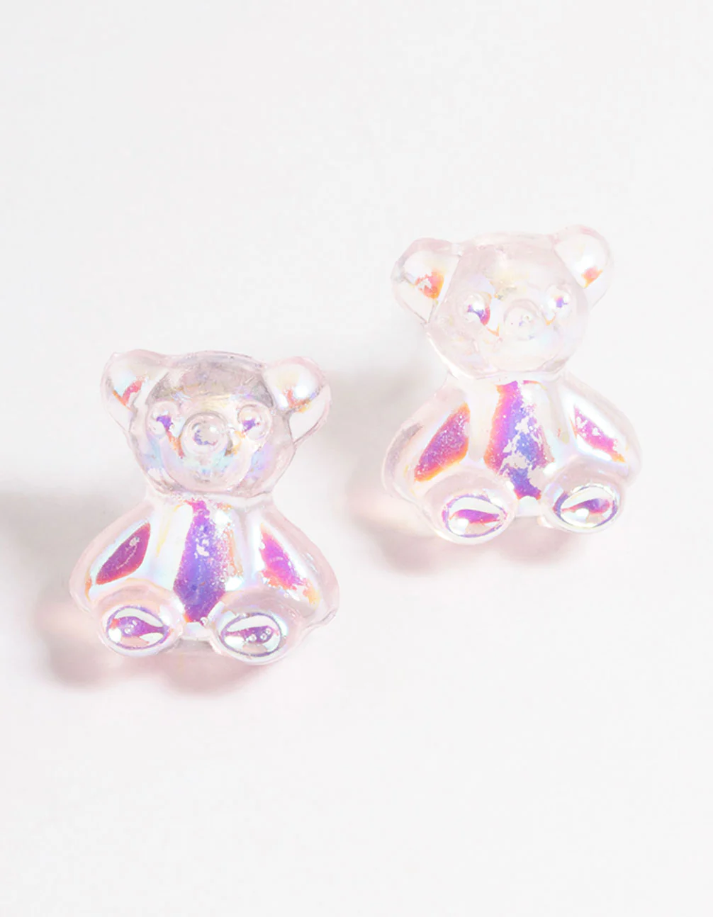 1735-acrylic-pink-candy-bear-stud-earrings-1.webp Acrylic Pink Candy Bear Stud Earrings