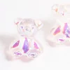 Acrylic Pink Candy Bear Stud Earrings