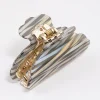 Acrylic Scalloped Edge Claw Clip
