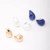 Acrylic Teardrop Huggie Hoop Earring 3-Pack