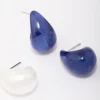Acrylic Teardrop Huggie Hoop Earring 3-Pack