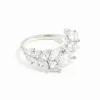 Cubic Zirconia Navette Wrap Ring