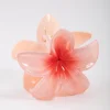 Acrylic Tropical Hibsicus Claw Clip