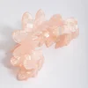 Acrylic Wavy Check Claw Clip