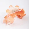 Acrylic Wavy Marble Claw Clip