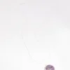 Amethyst Caged Stone Long Necklace