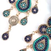 Antique Gold Bead Set Earrings