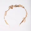 Antique Gold Bee & Flower Alice Band