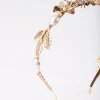Antique Gold Bee & Flower Alice Band