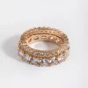 Gold Double Band Set Ring