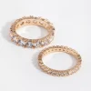 Gold Double Band Set Ring