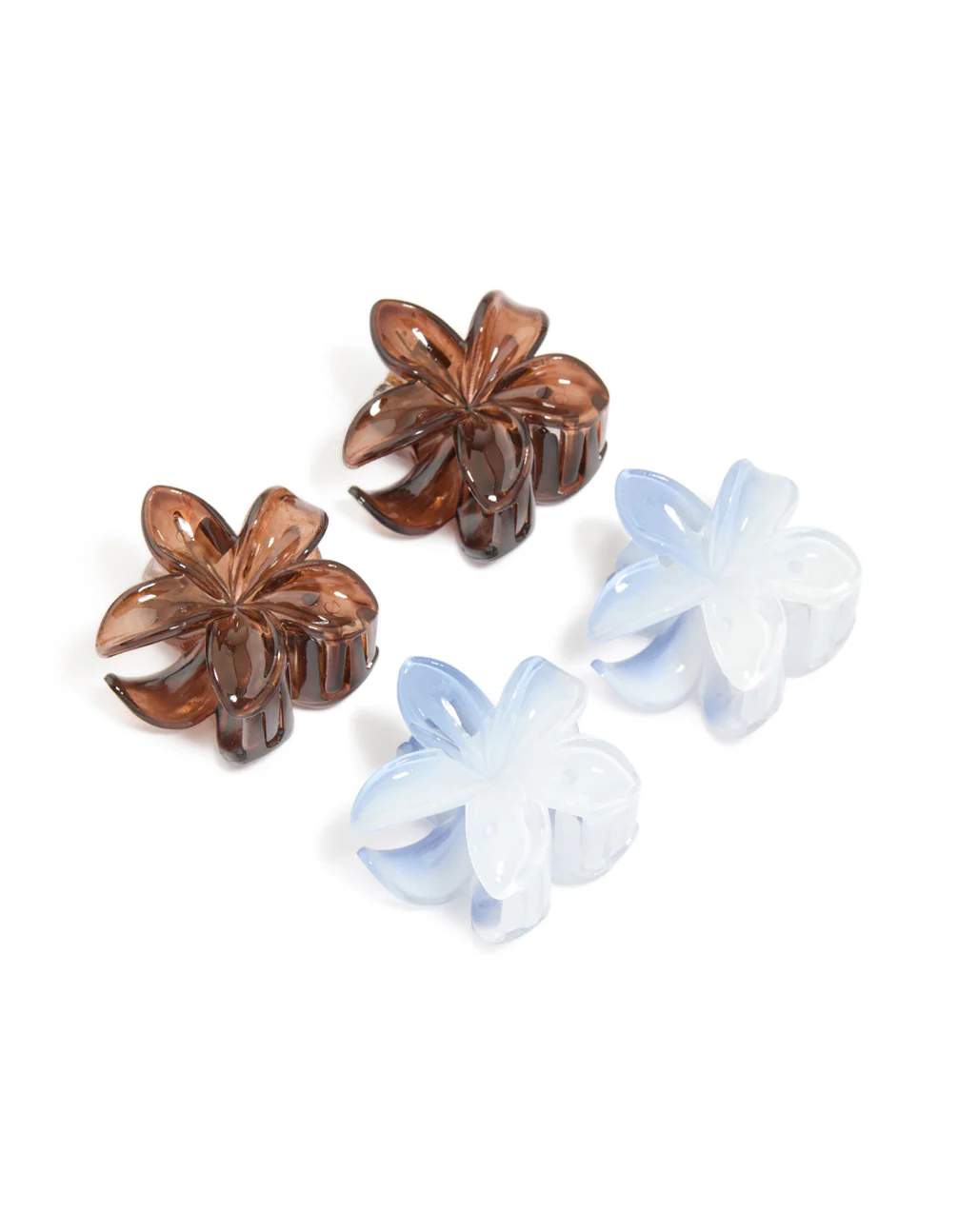 180-dark-brown-light-blue-frangipani-flower-claw-clips-4-pack-1.webp Dark Brown & Light Blue Frangipani Flower Claw Clips 4-Pack