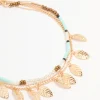1803-antique-gold-blue-beaded-leaf-layered-anklet-2.webp Antique Gold Blue Beaded & Leaf Layered Anklet