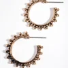 1804-antique-gold-bohemian-bead-hoop-earrings-1.webp Antique Gold Bohemian Bead Hoop Earrings