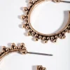 1804-antique-gold-bohemian-bead-hoop-earrings-2.webp Antique Gold Bohemian Bead Hoop Earrings