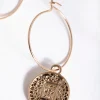 1805-antique-gold-bohemian-disc-hoop-earrings-2.webp Antique Gold Bohemian Disc Hoop Earrings