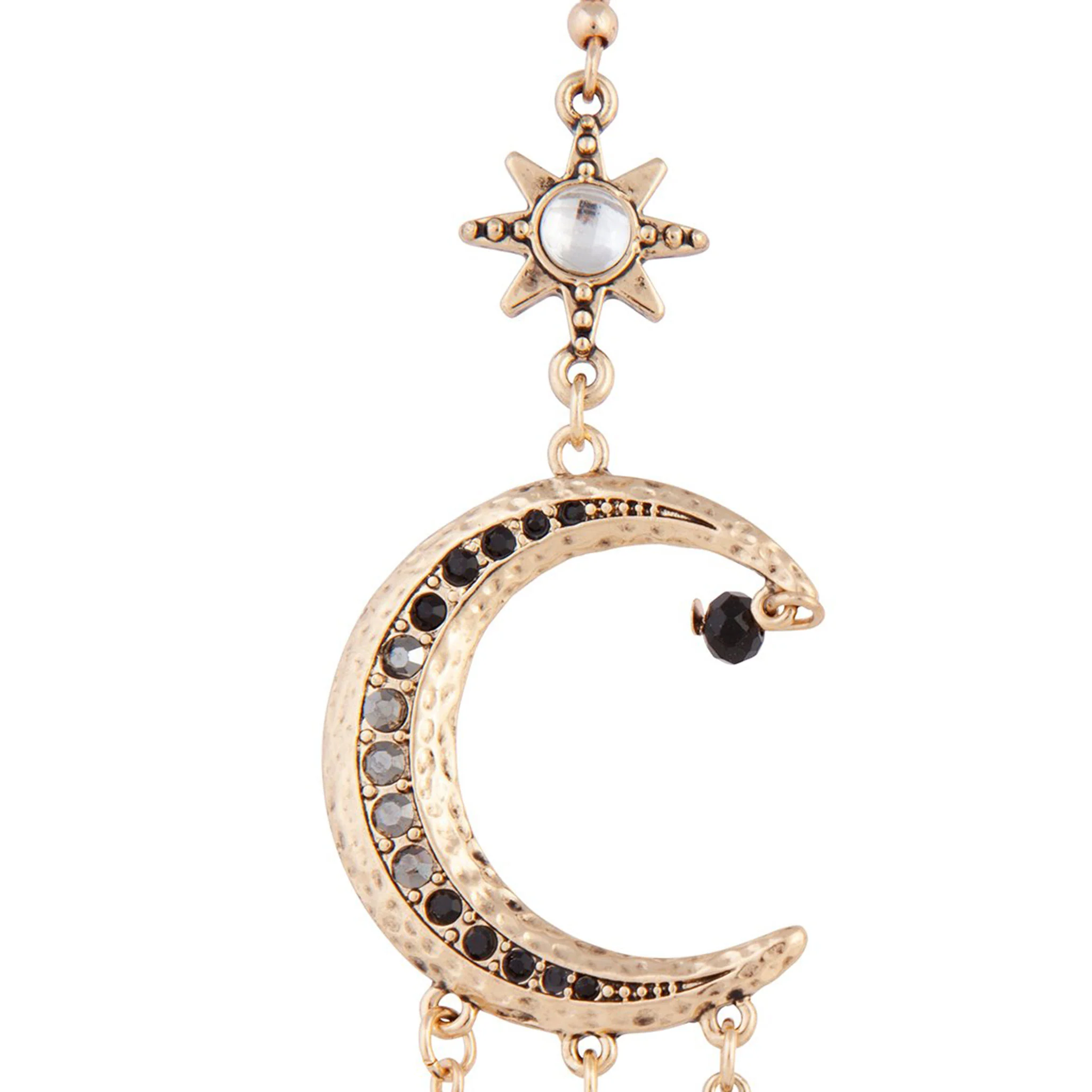 1812-antique-gold-celestial-grey-black-gem-earrings-7.webp Antique Gold Celestial Grey Black Gem Earrings