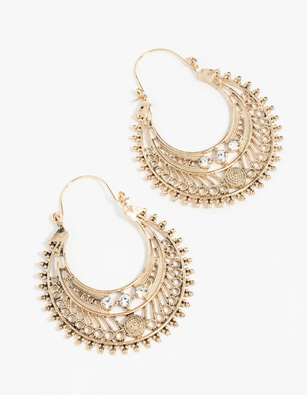1815-antique-gold-detailed-hoop-chandbali-earrings-1.webp Antique Gold Detailed Hoop Chandbali Earrings