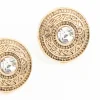 1818-antique-gold-diamante-stud-earrings-6.webp Antique Gold Diamante Stud Earrings