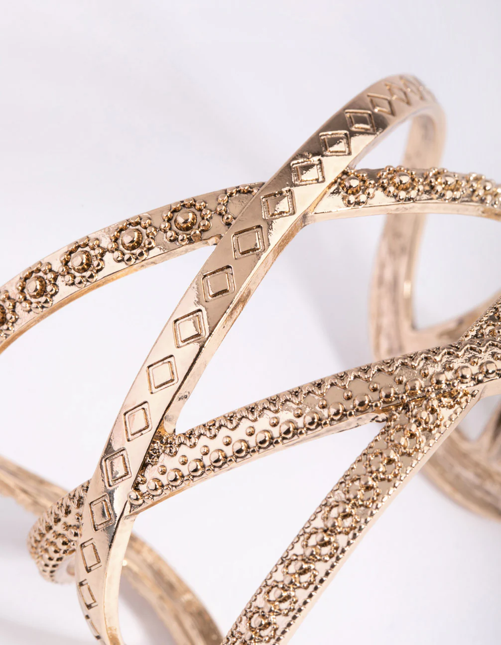 1821-antique-gold-etched-4-row-cuff-bracelet-3.webp Antique Gold Etched 4-Row Cuff Bracelet