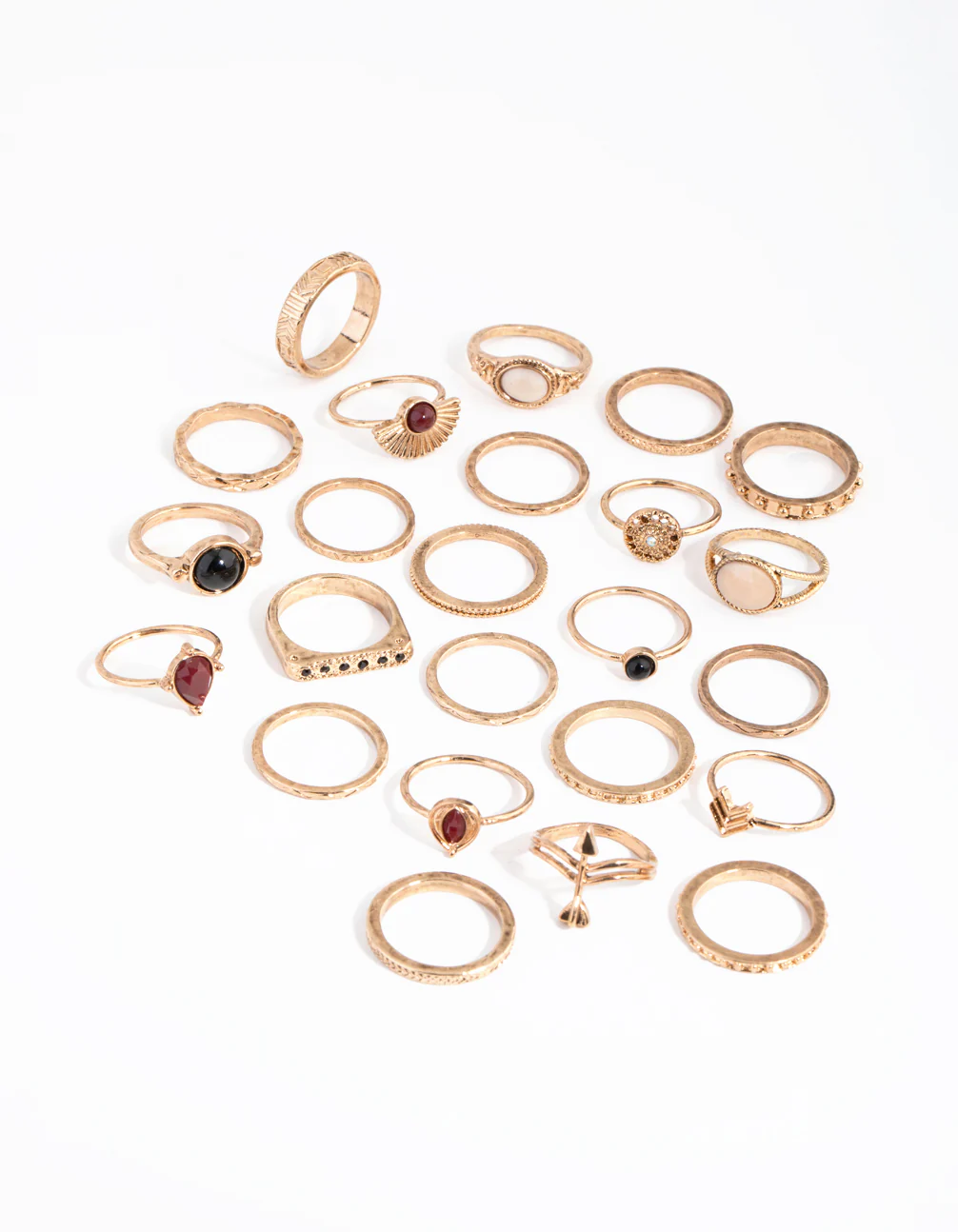 1822-antique-gold-etched-boho-24-pack-rings-1.webp Antique Gold Etched Boho 24-Pack Rings