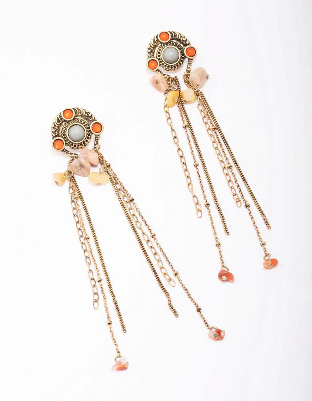 1828-antique-gold-hanging-stone-drop-earrings-1.webp Antique Gold Hanging Stone Drop Earrings