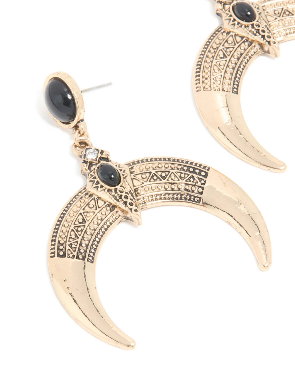 1829-antique-gold-horn-drop-earrings-4.webp Antique Gold Horn Drop Earrings