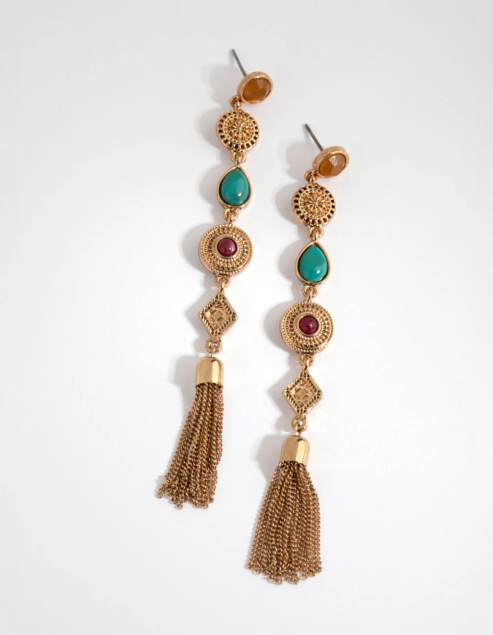 1840-antique-gold-long-chain-tassel-drop-earrings-1.webp Antique Gold Long Chain Tassel Drop Earrings