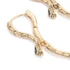 1846-antique-gold-molten-snake-drop-earrings-2.webp Antique Gold Molten Snake Drop Earrings