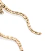 1846-antique-gold-molten-snake-drop-earrings-3.webp Antique Gold Molten Snake Drop Earrings